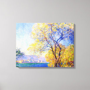 Impressão Em Tela Antibes Vistas dos Jardins Salis Claude Monet