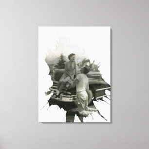 Impressão Em Tela Antiga Arte do Tabuleiro de Fotografias