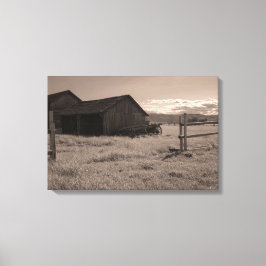Impressão Em Tela Antiga fazenda Olmstead