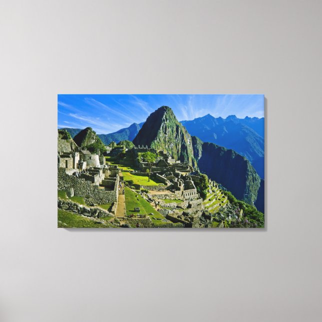 Impressão Em Tela Antiga Machu Picchu, último refúgio do 2 (Frente)