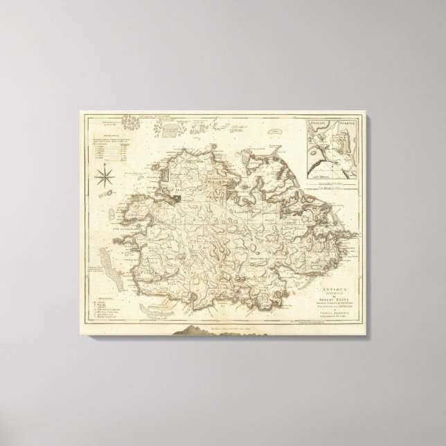 Impressão Em Tela Antígua (Frente)