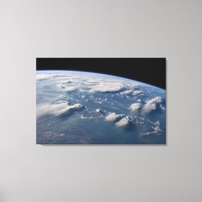 Impressão Em Tela Antilhas Da Terra Na Bacia Do Sul. (Frente)