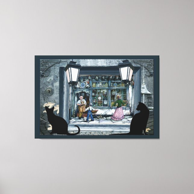 Impressão Em Tela Anton Pieck incorpora reprodução (Frente)