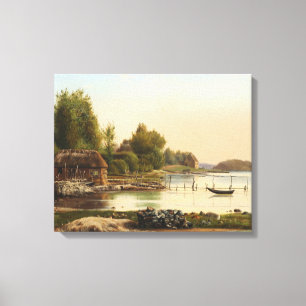 Impressão Em Tela Anton Thorenfeld - Paisagem em Svendborg Sund