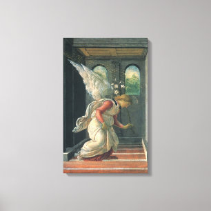 Impressão Em Tela Anunciação (detalhe do anjo) por Sandro Botticelli