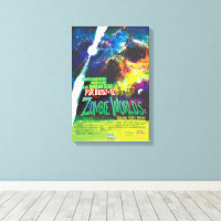 Anúncio de Filme de Horror Sci-Fi, Mundos Zombie