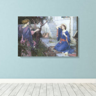 Impressão Em Tela Anúncio de JW Waterhouse, Victorian Fine Art