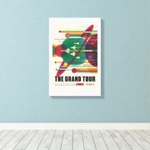 Impressão Em Tela Anúncio de Viagens de Ficção Científica, The Grand