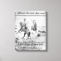 Anúncio para Levi Strauss & Co, c.1900 (lito)