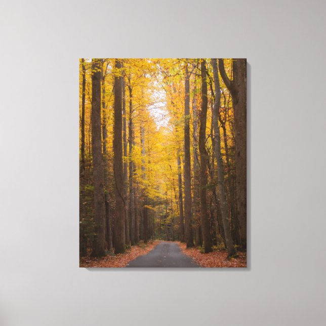 Impressão Em Tela Ao longo da estrada (Frente)