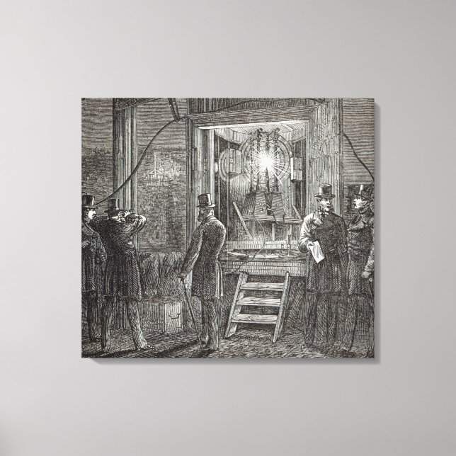 Impressão Em Tela Aparelho elétrico para a Torre de Relógio (Frente)