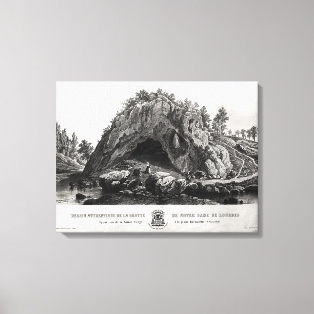 Impressão Em Tela Aparição da Virgem Maria (Frente)