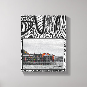 Impressão Em Tela Apartamentos de Margem Phrame Fotografia