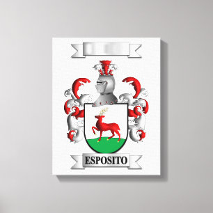 Impressão em Tela Apelido Italiano Esposito e Escu