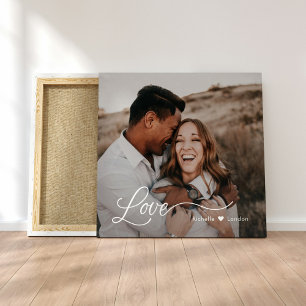 Impressão Em Tela Apenas Amor Tela Personalizada com Foto
