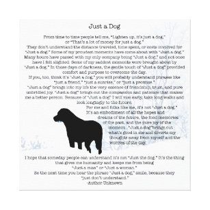 Impressão Em Tela Apenas Uma Cotação De Cachorro - Black Labrador