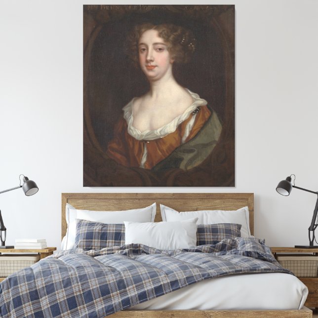 Impressão Em Tela Aphra Behn (ca. 1670) (Insitu(Quarto))