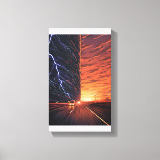 Impressão Em Tela Apocalyptic Horizon: Weather Phenomenon Art Print