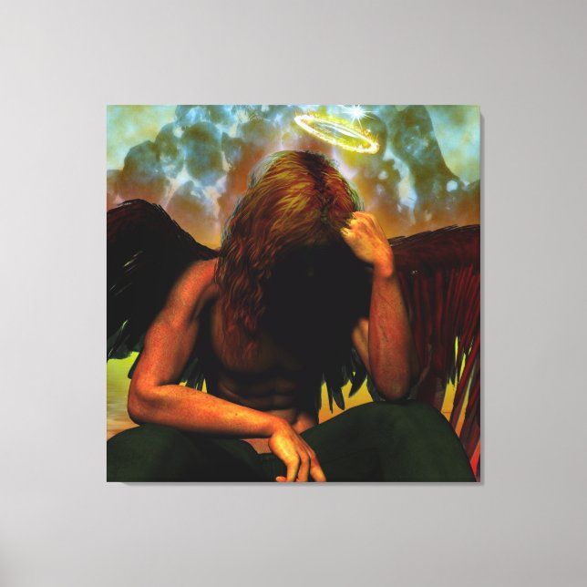 Impressão Em Tela Após a Queda da Fantasia Arte Gótica (Frente)