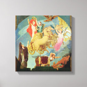 Impressão Em Tela Apotheosis de Napoleon mim 1853