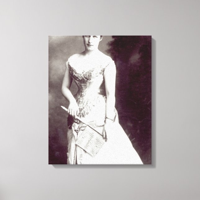 Impressão Em Tela Apresentação de Lily Langtry (1853-1929) na Haymar (Frente)