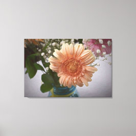 Impressão Em Tela Apricot Daisy Ainda Vê Pintura Rústica Da Vida
