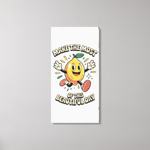 Impressão Em Tela Aproveite ao Máximo – Arte de Poster de Limão