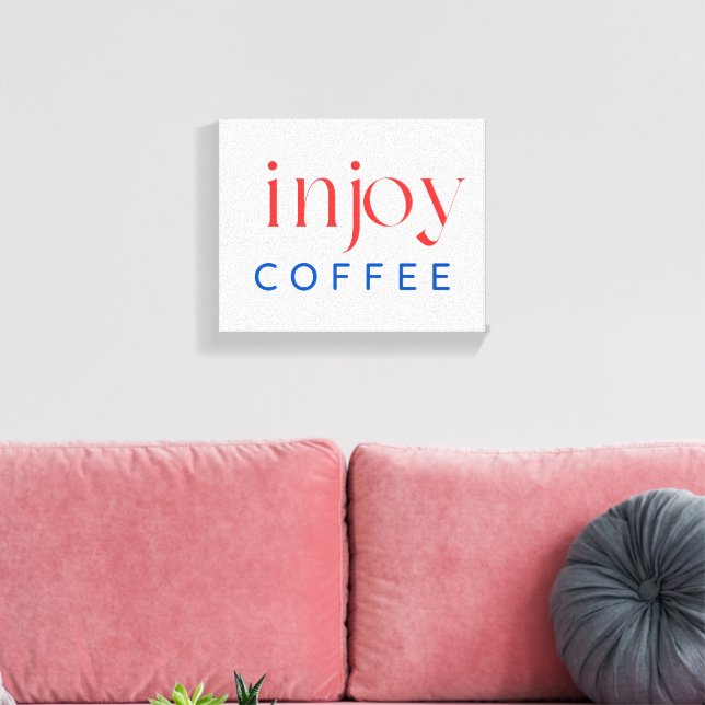 Impressão Em Tela Aproveite o café (Insitu(Sala de estar))