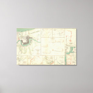 Impressão Em Tela Aproximações a Nova Orleães