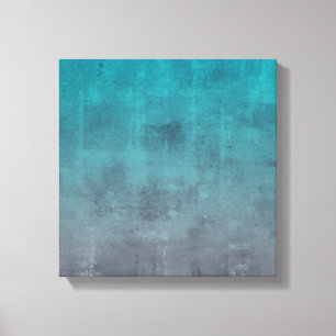 Impressão Em Tela Aqua Green Cinza rustic stone efeito Abstrato