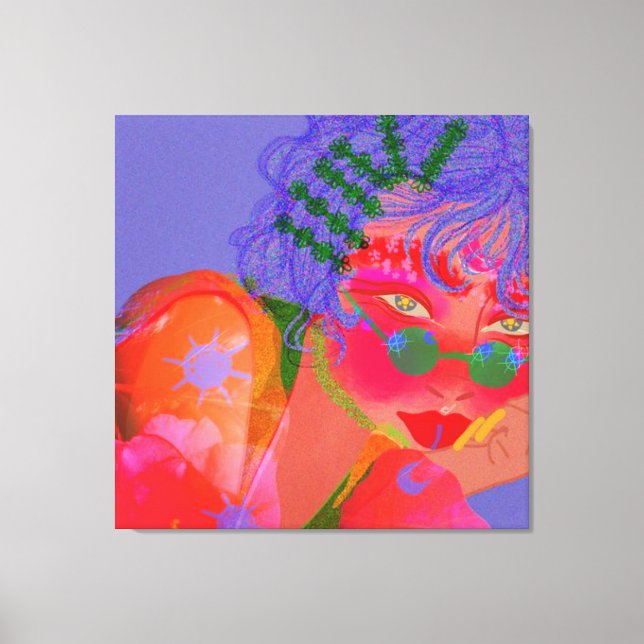 Impressão Em Tela Aquarela (Frente)