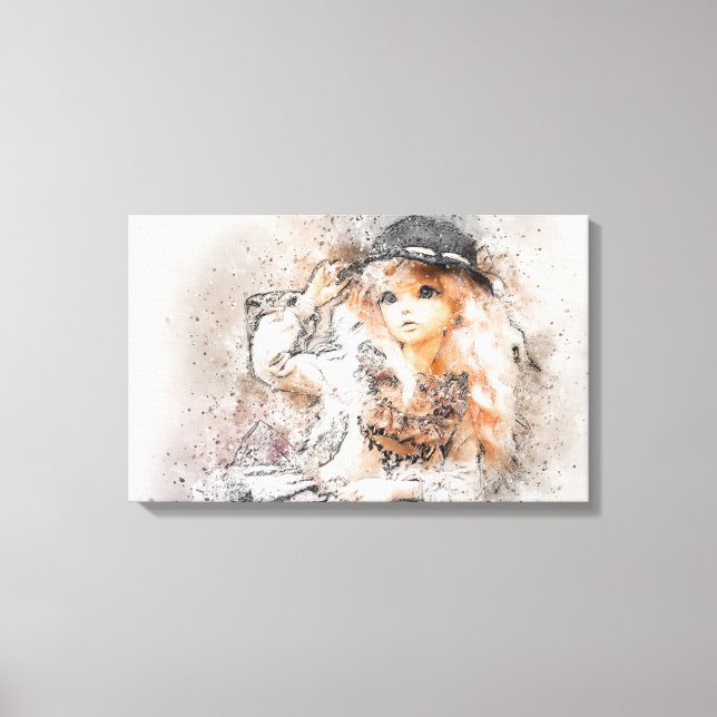 Impressão Em Tela Aquarela (Frente)