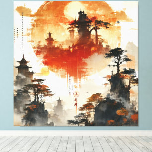 Impressão Em Tela Aquarela Crie seu próprio design personalizado