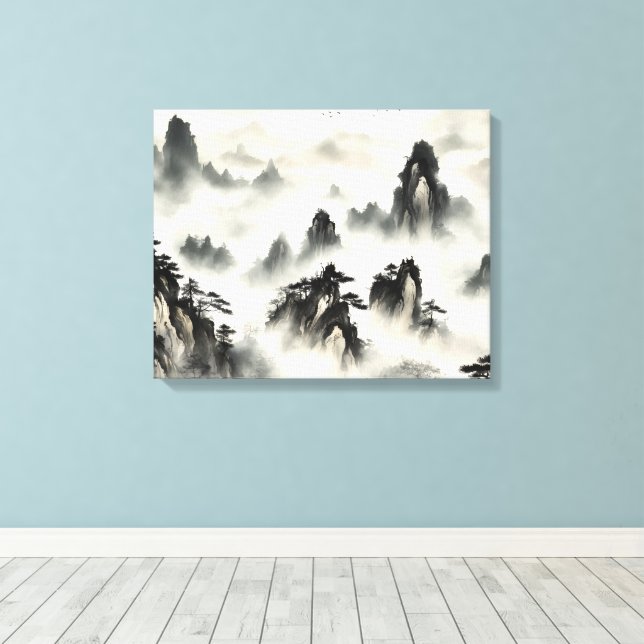 Impressão Em Tela Aquarela Crie seu próprio design personalizado (Insitu(piso de madeira))