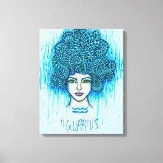 Impressão Em Tela Aquarius Woman