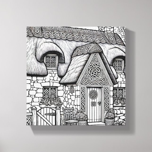 Impressão Em Tela Aquela Cottage #1 (Frente)