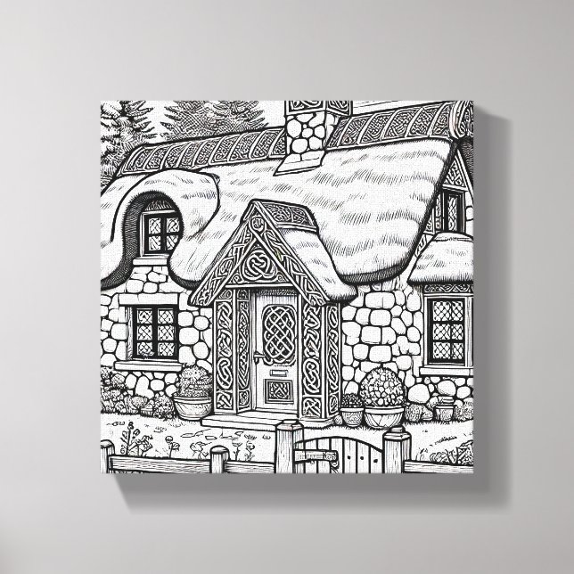 Impressão Em Tela Aquela Cottage #32 (Frente)