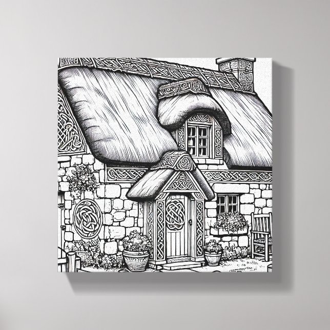 Impressão Em Tela Aquela Cottage #33 (Frente)