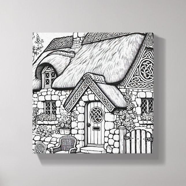 Impressão Em Tela Aquela Cottage #34 (Frente)