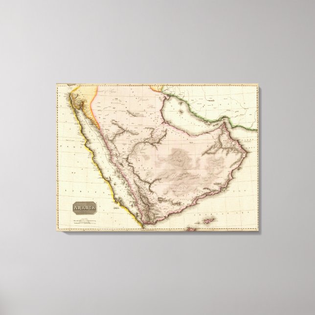 Impressão Em Tela Arábia 2 (Frente)