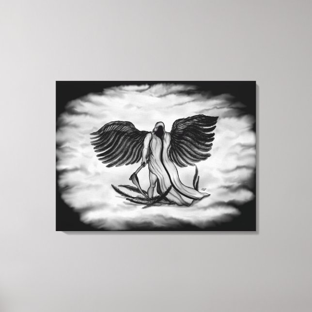 Impressão Em Tela Arcanjo, Angel Uriel (Frente)