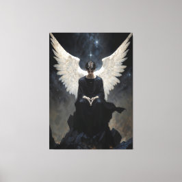 Impressão Em Tela Arcanjo Azrael,