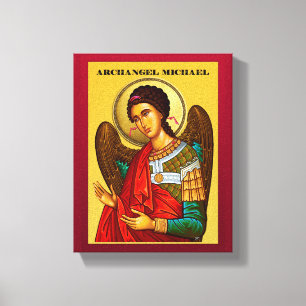 Impressão Em Tela Arcanjo Miguel