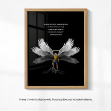 Arcanjo Miguel Arte Cristão de Seis Asas para Pare