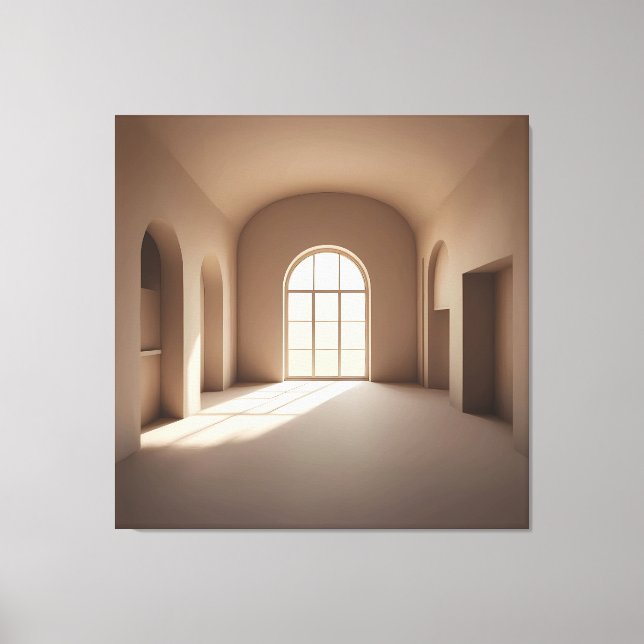 Impressão Em Tela Arched Light Interior (Frente)