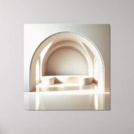 Impressão Em Tela Arched Window Alcove