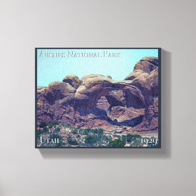 Impressão Em Tela Arches National Park Poster (Frente)