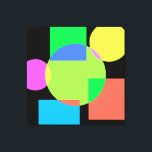 Impressão Em Tela Arco-íris geométrico<br><div class="desc">arco-íris geométrico</div>