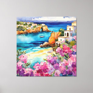 Impressão Em Tela Arcos Por Mar