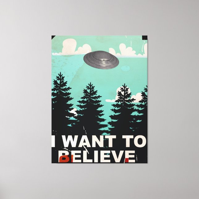 Impressão Em Tela Área 51 mono-poster (Frente)